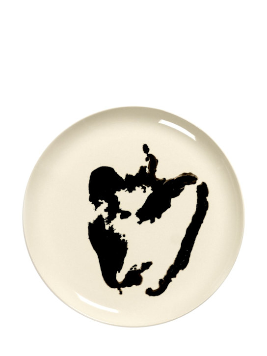 Luisaviaroma Set di 2 piattini White Pepper Black Feast