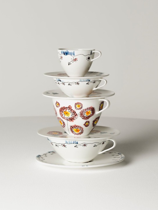 Luisaviaroma Set Di 2 Tazzine E Piattini Anemone Milk