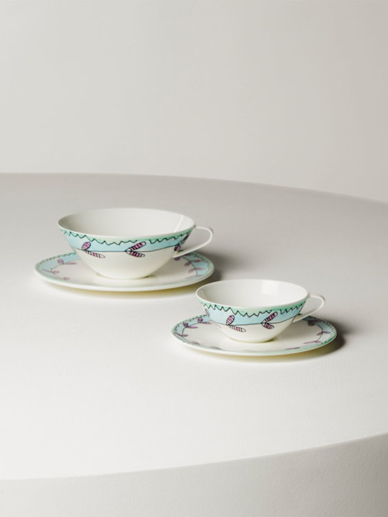 Luisaviaroma Set Di 2 Tazzine E Piattini Blossom Milk