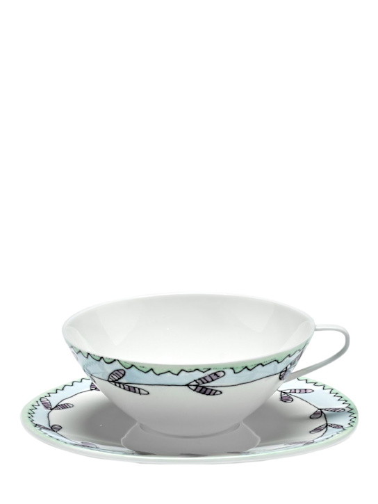 Luisaviaroma Set di 2 tazzine e piattini Blossom Milk