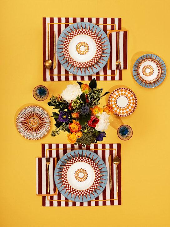 Luisaviaroma Set Di 2 Tovagliette Grandi Riviera Mattone