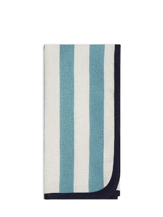 Luisaviaroma Set di 2 tovaglioli grandi Riviera Celeste