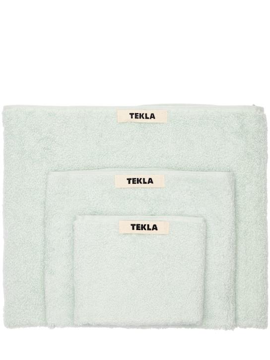 Luisaviaroma Set di 3 asciugamani in cotone organico