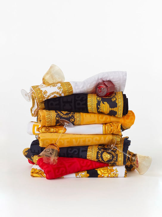 Luisaviaroma Set Di 5 Asciugamani Barocco & Robe In Cotone