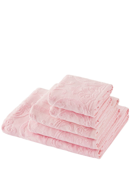 Luisaviaroma Set di 5 asciugamani in cotone jacquard