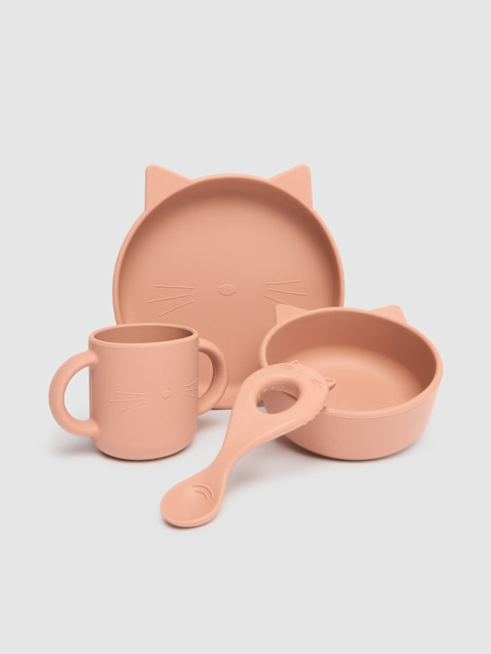 Luisaviaroma Set Di Stoviglie In Silicone Vivi Kitty