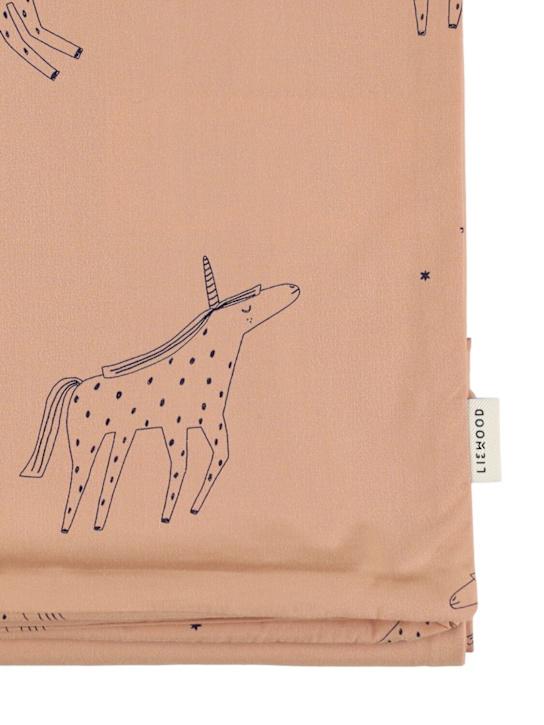 Luisaviaroma Set Letto Unicorn In Cotone Organico Stampato