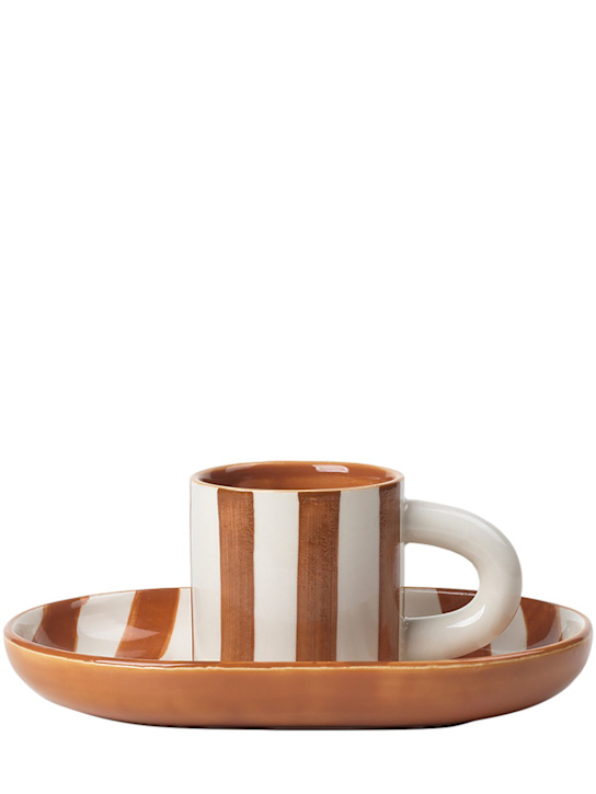 Luisaviaroma Set merenda Milu in porcellana dipinta a mano