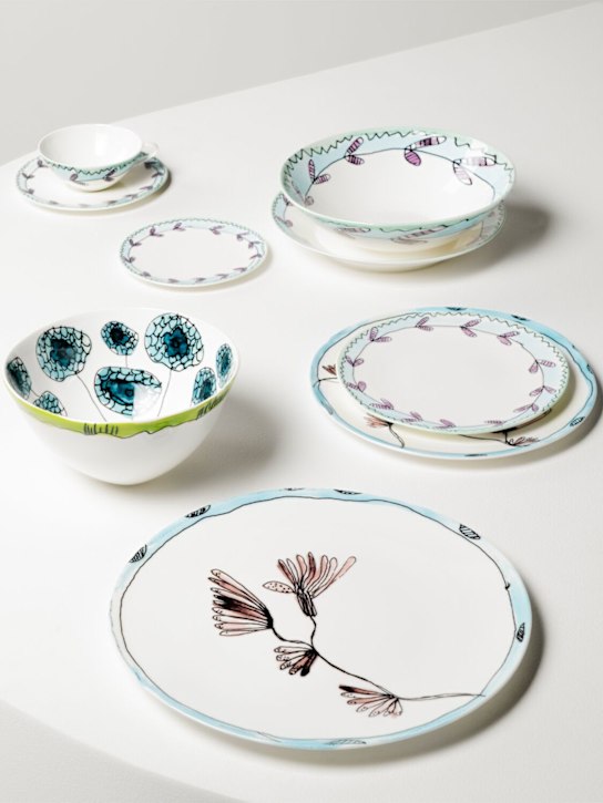 Luisaviaroma Set Piatti Da Dessert Camelia Aubergine