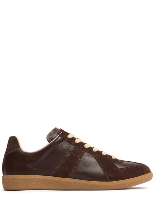 Luisaviaroma Sneakers basse Replica in pelle e camoscio