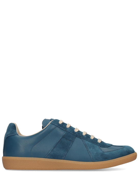 Luisaviaroma Sneakers basse Replica in pelle e camoscio