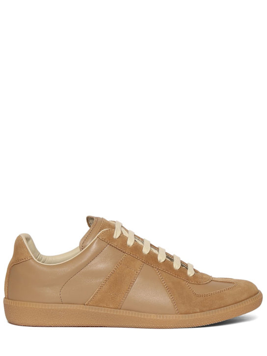 Luisaviaroma Sneakers basse Replica in pelle e camoscio