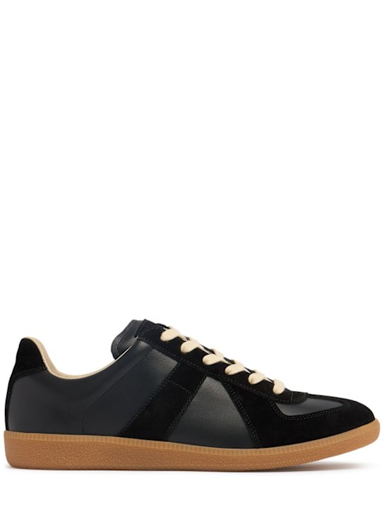 Luisaviaroma Sneakers basse Replica in pelle e camoscio