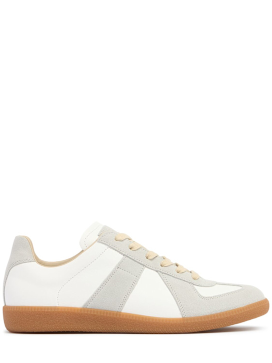 Luisaviaroma Sneakers basse Replica in pelle e camoscio