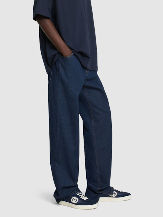 Luisaviaroma Sneakers G74 In Camoscio E Tessuto Con Logo GG