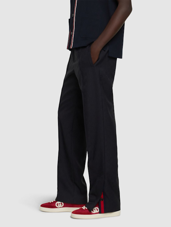 Luisaviaroma Sneakers G74 In Camoscio E Tessuto Con Logo GG