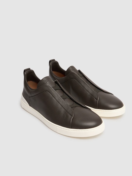 Luisaviaroma Sneakers Low Top Triple Stitch In Pelle