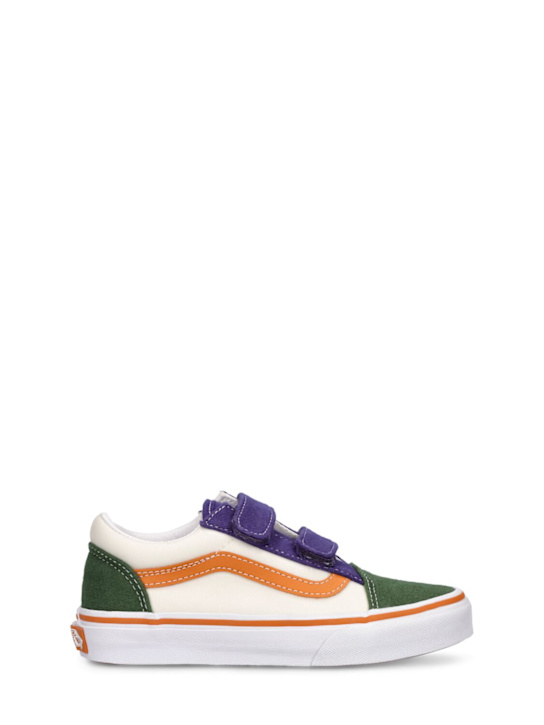 Luisaviaroma Sneakers Old Skool V in techno con strap