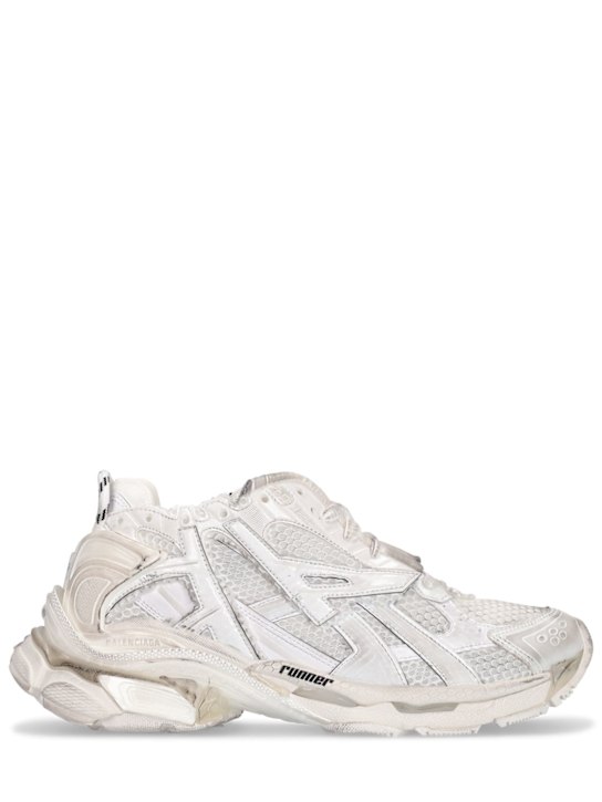 Luisaviaroma Sneakers runner in similpelle e mesh 60mm