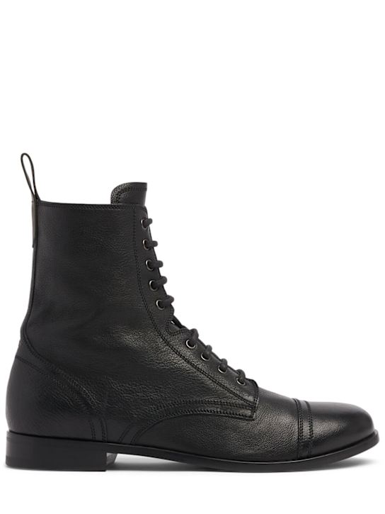 Luisaviaroma Stivaletti Adrien Brody in pelle con lacci