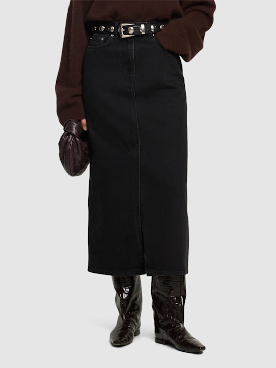 Luisaviaroma Stivali Alti Ellie In Pelle Goffrata 10mm