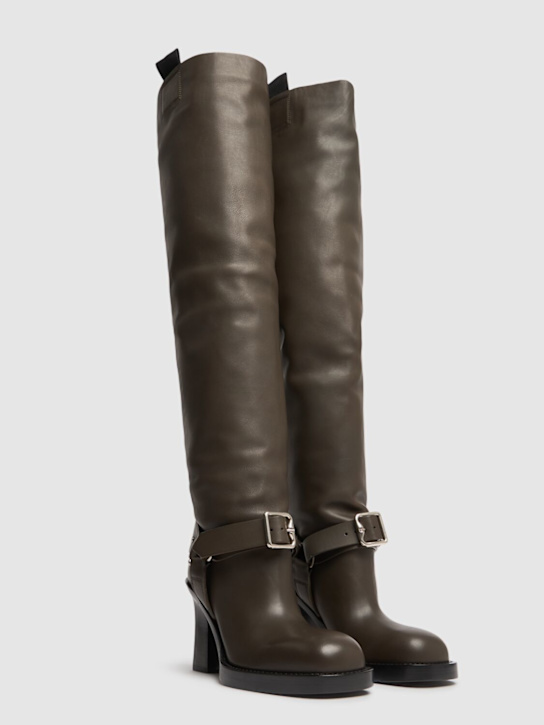 Luisaviaroma Stivali Alti LF Stirrup In Pelle 100mm