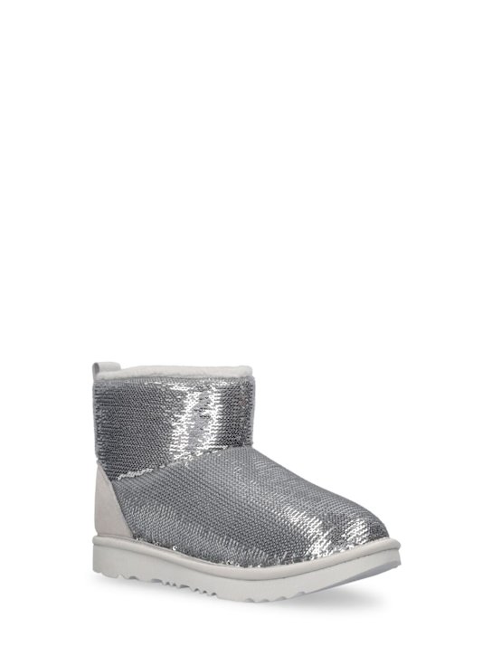 Luisaviaroma Stivali Classic Mini Mirro Ball In Shearling