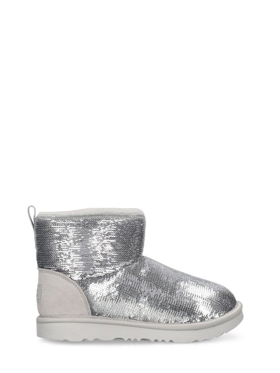 Luisaviaroma Stivali Classic Mini Mirro Ball in shearling