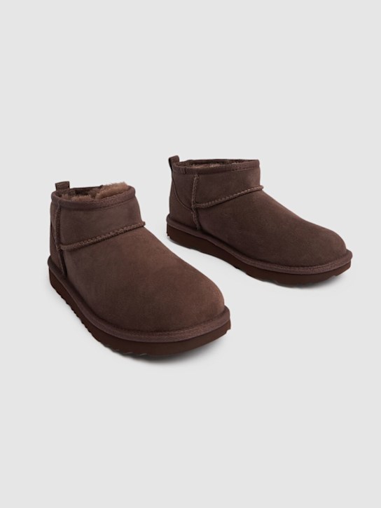 Luisaviaroma Stivali Classic Ultra Mini In Shearling