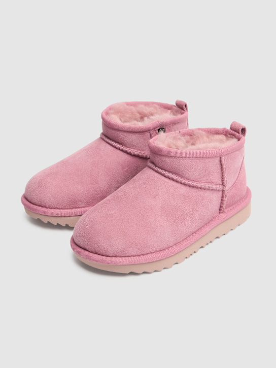 Luisaviaroma Stivali Classic Ultra Mini In Shearling