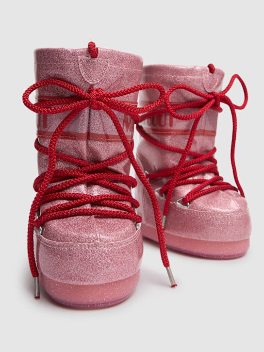 Luisaviaroma Stivali Da Neve Alti Icon In Nylon Glitterato