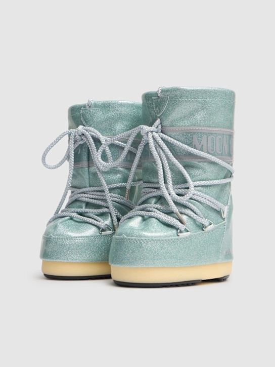 Luisaviaroma Stivali Da Neve Alti Icon In Nylon Glitterato