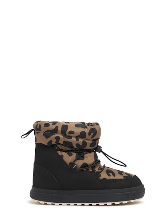 Luisaviaroma Stivali da neve in poly riciclato stampa leopard