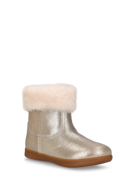 Luisaviaroma Stivali Jorie II In Shearling Metallizzato