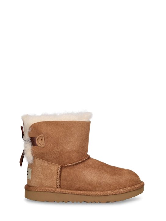 Luisaviaroma Stivali Mini Bailey Bow II in shearling
