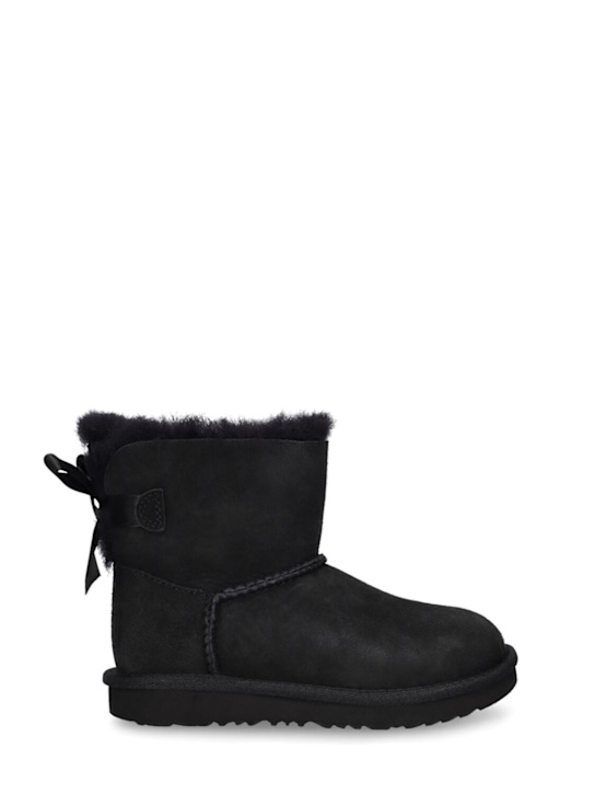 Luisaviaroma Stivali Mini Bailey Bow II in shearling