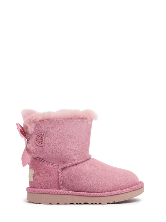 Luisaviaroma Stivali Mini Bailey Bow II in shearling