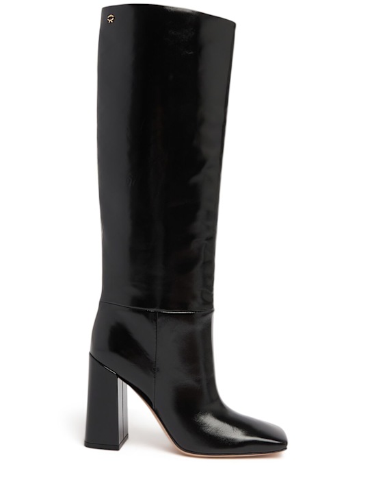 Luisaviaroma Stivali Vanta in pelle verniciata 95 mm