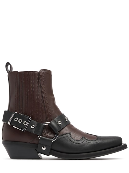 Luisaviaroma Stivali western in pelle riciclata 60mm