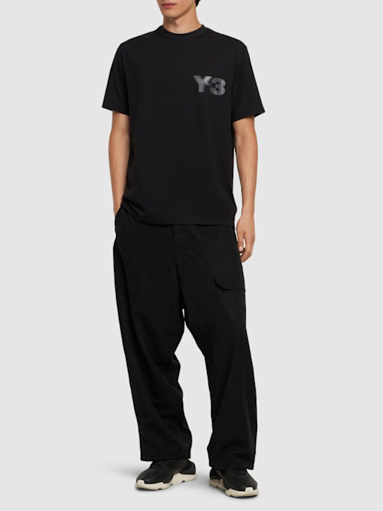 Luisaviaroma T-shirt A Maniche Corte In Cotone Con Logo Y-3