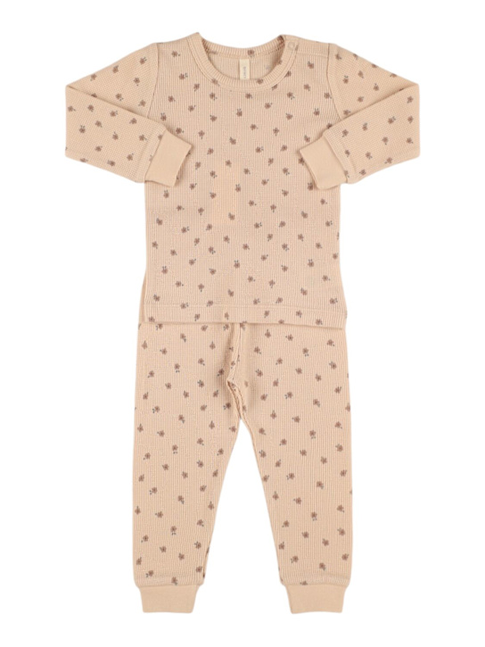Luisaviaroma T-shirt e leggings in cotone stampa floreale