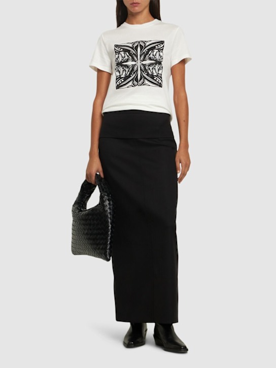 Luisaviaroma T-shirt Farad In Jersey Di Cotone Stampato