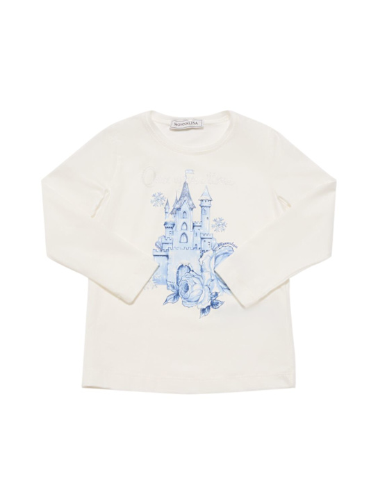 Luisaviaroma T-shirt Frozen in jersey di cotone stampato