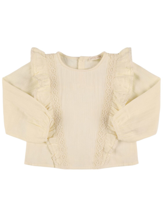 Luisaviaroma T-shirt in gauze di cotone organico con ricami