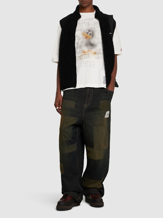 Luisaviaroma T-shirt In Jersey Di Cotone Distressed