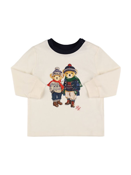 Luisaviaroma T-shirt manica lunga in cotone stampato