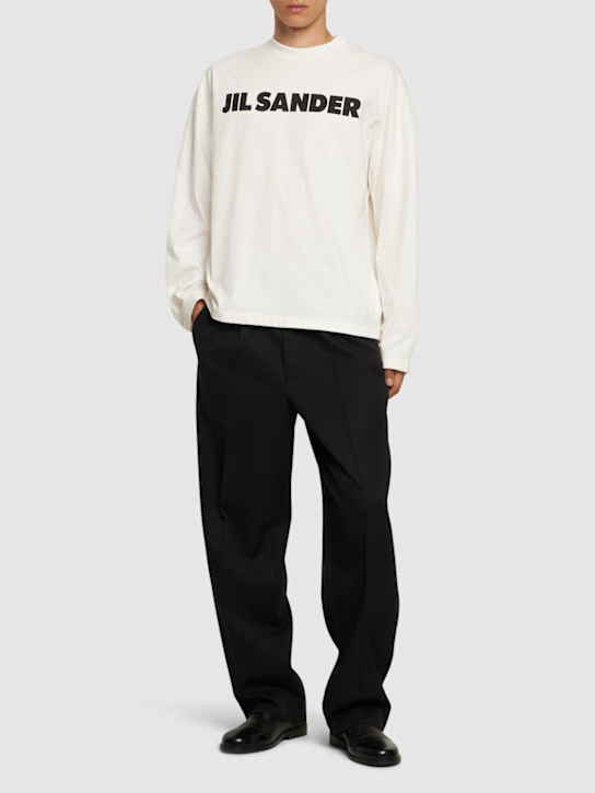 Luisaviaroma T-shirt Maniche Lunghe Con Stampa Logo