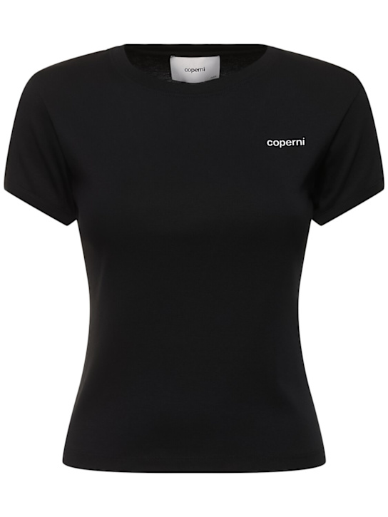 Luisaviaroma T-shirt slim fit in jersey di cotone con logo