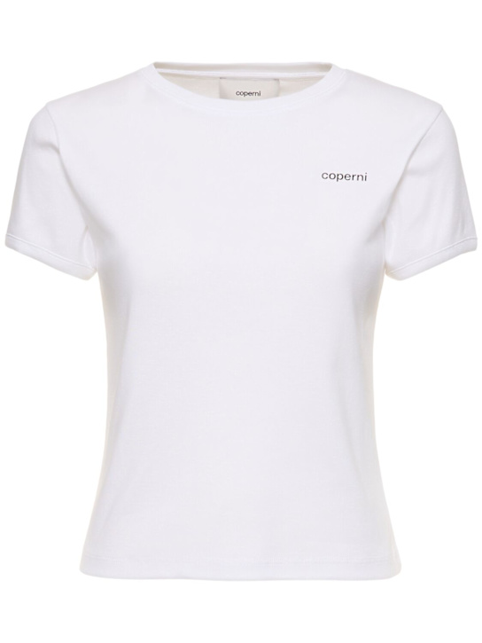 Luisaviaroma T-shirt slim fit in jersey di cotone con logo