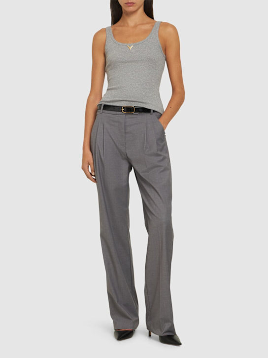 Luisaviaroma Tank Top In Jersey Di Cotone A Costine